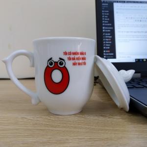 Cốc sứ in logo đẹp giá rẻ