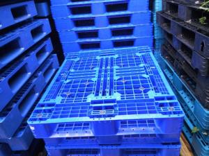 pallet nhựa xanh 1100x970x150mm