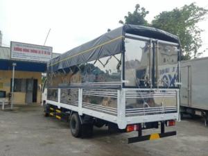 Isuzu Vĩnh Phát 1.9 tấn thùng inox dài 6.3 mét