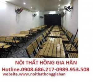 Ghế gỗ quán nhậu giá rẻ nhất hghi03