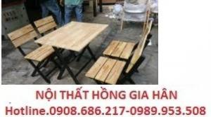 Ghế gỗ quán nhậu giá rẻ nhất hghi03
