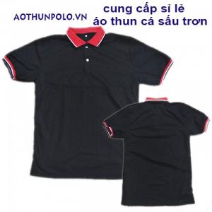 mua áo thun đồng phục cá sấu đen may sẵn