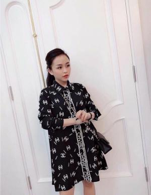 Đầm sơ mi form rộng Chanel (DB2236)
