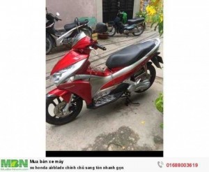 Xe Honda Airblade chính chủ sang tên nhanh gọn