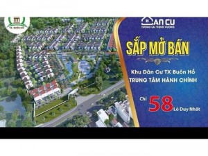 đất trung tâm thị xã Buôn Hồ - giá rẻ nhất khu vực