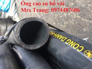 Ống cao su bố vải 3,5, 7 lớp chịu áp 10 bar, 20 bar. Hàng luôn sẵn kho