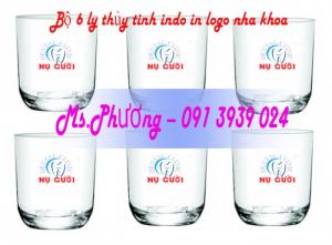công ty bán ly thủy tinh giá rẻ, ly thủy tinh in logo theo yêu cầu