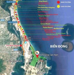 dự án trải dài 5km mặt biển Bãi Dài