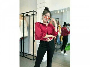 Áo khoác ngắn kaki nón