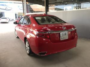 Bán Toyota VIOS E 1.5MT màu đỏ đô số sàn sản xuất 2014 biển Sài Gòn mẫu mới