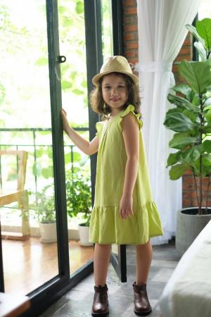 Đầm baby kèm băng đô đầu cho bé gái HIKARI-6