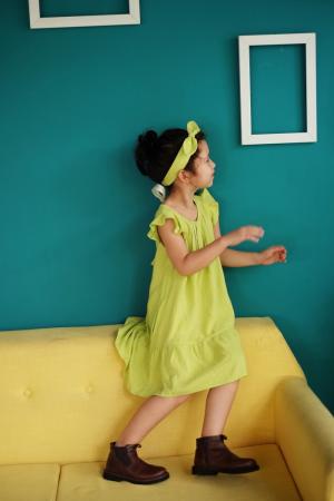 Đầm baby kèm băng đô đầu cho bé gái HIKARI-6