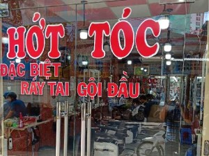 Sang tiệm tóc Nam máy lạnh