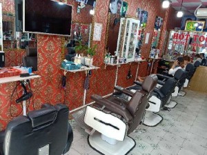 Sang tiệm tóc Nam máy lạnh