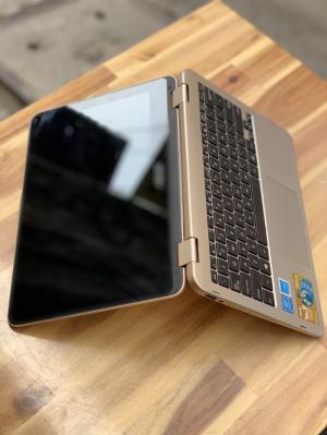 Laptop Asus Vivobook TP203NAH, Pentium N4200 4G 500G Cảm ứng xoáy 360 độ BH 11/2019 màu GOLD