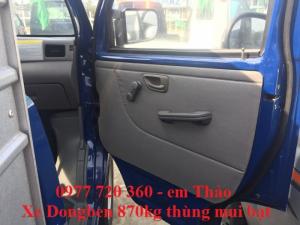 Xe tải nhỏ dưới 1 tấn 770kg/810kg/870kg thùng mui bạt