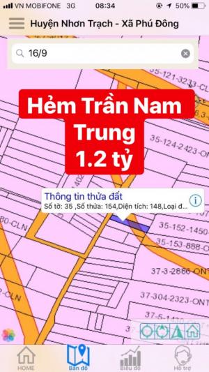 Tôi có lô đất xã Phú Đông, shr, số tờ 35, thửa 154