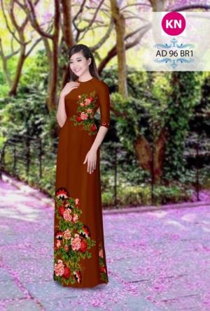 Vải áo dài đẹp in 3D 96