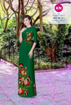 Vải áo dài đẹp in 3D 96