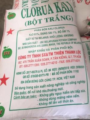 Kim Ngư phân phối Kali Clorua KCl