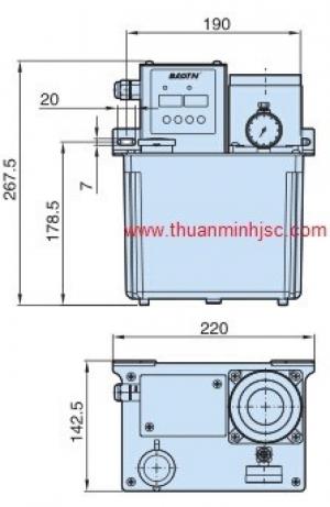 Máy bơm mỡ dầu bôi trơn BM-A2P3