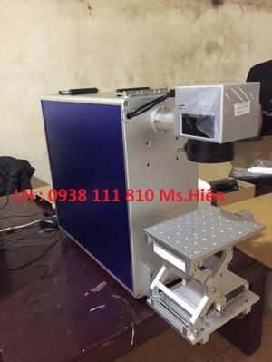 Máy laser fiber khắc kim loại , máy laser fiber mini