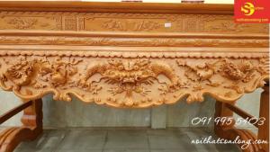 Sập thờ tứ linh chân 20 tại Tiền Giang