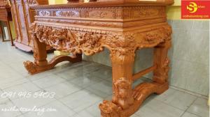 Sập thờ tứ linh chân 20 tại Tiền Giang