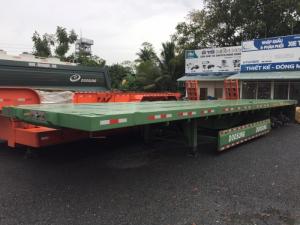 Mooc Sàn phẳng tải(chở container),3 trục,40 feet,32 tấn,giá rẻ,giao tận nơi.