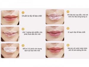 Tẩy da chết môi