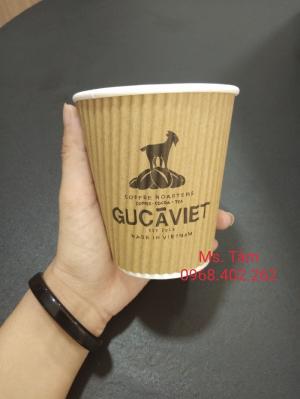 Ly giấy 360 ml có ripple giảm nóng