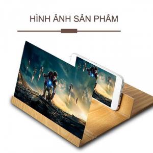 Kính phóng to màn hình điện thoại 12 inch bằng gỗ