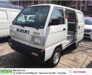 Xe Tải Nhỏ Suzuki 580Kg Rẻ - Tặng Trước Bạ 100% + Phụ Kiện, Siêu Bền 25 Năm