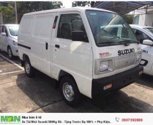 Xe Tải Nhỏ Suzuki 580Kg Rẻ - Tặng Trước Bạ 100% + Phụ Kiện, Siêu Bền 25 Năm