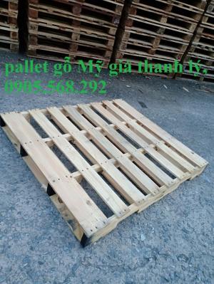 Pallet gỗ thông Mỹ 1200x1060x115mm bán tại Nha trang Khánh Hòa, Bình Định
