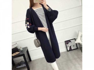 Áo cardigan thêu hoa