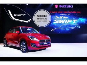 Bán Xe Suzuki Swift 2018, Màu Xanh, Nhập Thái Lan, Giá Tốt Nhất Tp.Hcm, Có xe sẵn giao ngay