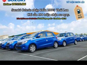 Suzuki Celerio 2018 - Nhập Thái - Quà Hấp Dẫn 329.000.000 Đ - Bán Xe Trả Góp 4.756.000/ Tháng