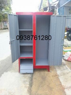 Tủ sắt quần áo 90 cao 1m6 ( giao hàng tận nơi toàn tp hcm )