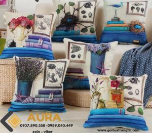 Chuyên Sỉ Vỏ Gối Tựa Lưng 45x45cm mẫu 2