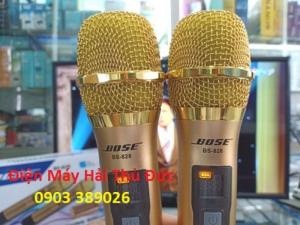 Bộ 2 micro không dây Bose BS-828 giá rẻ nhất tại Điện Máy Hải chỉ có 990K/ bộ 2 mic