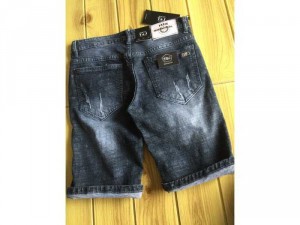 Đặt sỉ Quần short Jean nam rách màu đen