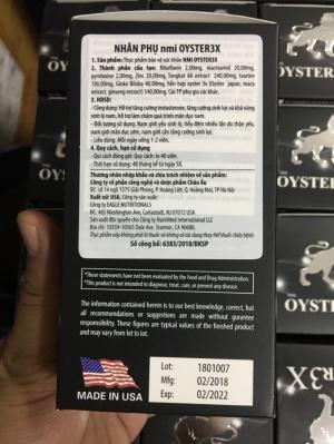 Oyster3x hỗ trợ điều trị yếu sinh lý