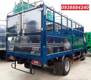 Tặng 100% phí trước bạ xe Thaco Ollin 350 New euro 4 tải 2.4 tấn thùng dài 4.35m - Bán trả góp Tiền Giang Long An Bến Tre