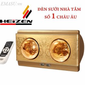 Đèn sưởi Moletty 2 bóng điều khiển từ xa M-02HR