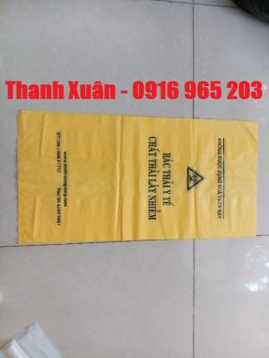 túi rác thải y tế nguy hại lây nhiễm