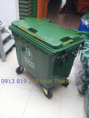 thùng - rác - nhựa - 660 lit