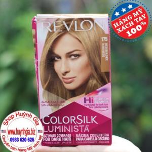 Kem nhuộm tóc tự nhuộm của Mỹ Revlon colorsilk medium rich brown