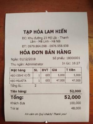 Bán máy tính tiền cho Tạp hóa tại Tp.hcm
