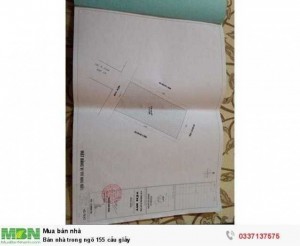 Bán Nhà Trong Ngõ 155 Cầu Giấy